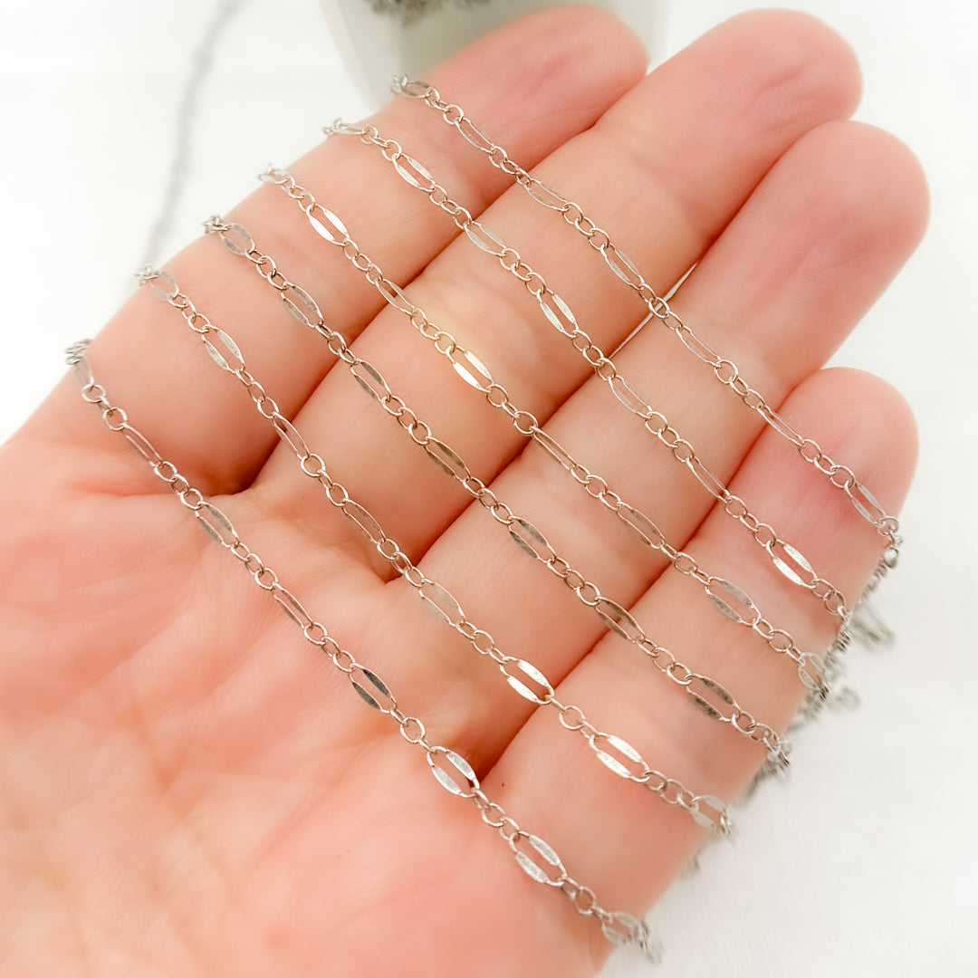 Sterling Silver Flat Marina Chain