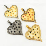 Load image into Gallery viewer, Diamond Sterling Silver Heart Pendant