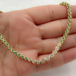 Load image into Gallery viewer, NFK70973EM. 14K Solid Gold Diamond Fancy Necklace