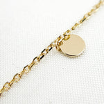 Load image into Gallery viewer, Gold Dangle Disc Necklace and Anklet