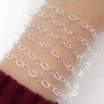Load image into Gallery viewer, Sterling Silver Cable Link Chain