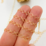 Load image into Gallery viewer, V296GF. 14K Gold Filled Clover and Oval Link Chain