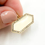 Load image into Gallery viewer, DP813A. Diamond Sterling Silver Enamel Pendant