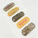 Load image into Gallery viewer, DC956. Diamond Sterling Silver Oval Connector with Gemstone