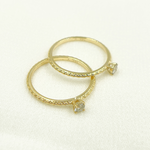 Load image into Gallery viewer, 14K Solid Gold Diamond Ring.