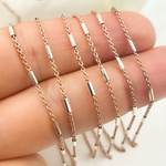 Load image into Gallery viewer, Rose Gold Plated Sterling Silver Satellite Tube Chain
