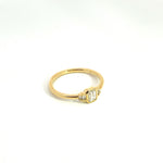 Load image into Gallery viewer, 14k Solid Gold Rectangle Ring.