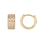 Load image into Gallery viewer, Diamond Huggies Earrings