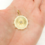 Load image into Gallery viewer, Shop Diamond Sterling Silver Round Star Enamel Pendants