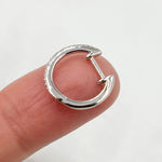 Load image into Gallery viewer, Shop Now 14K Solid Gold Diamond Huggies