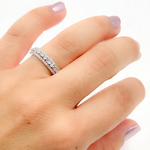 Load image into Gallery viewer, 14K Solid Gold Diamond Ring.