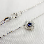 Load image into Gallery viewer, Shop 14K Solid Gold Flower Solitaire Tiny Necklace