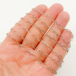 Load image into Gallery viewer, Sterling Silver Oval and Smooth Round Links Chain