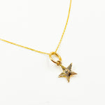 Load image into Gallery viewer, Buy 14K Solid Gold Diamond Star Charm