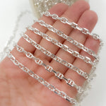 Load image into Gallery viewer, Buy Now Sterling Silver Diamond Cut Marina Chain