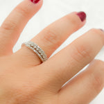 Load image into Gallery viewer, 14k Solid Gold Diamond Ring.