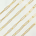 Load image into Gallery viewer, V205GF. 14k Yellow Gold Filled Smooth Paperclip Link Chain