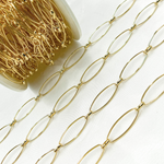 Load image into Gallery viewer, Gold Plated Sterling Silver Long & Short Oval Links