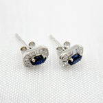 Load image into Gallery viewer, Shop Now 14K Solid Gold Diamond and Gemstone Earring
