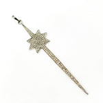 Load image into Gallery viewer, DP225. Diamond Silver Spike with Star Pendant