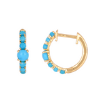 Load image into Gallery viewer, 14K Solid Gold Turquoise
