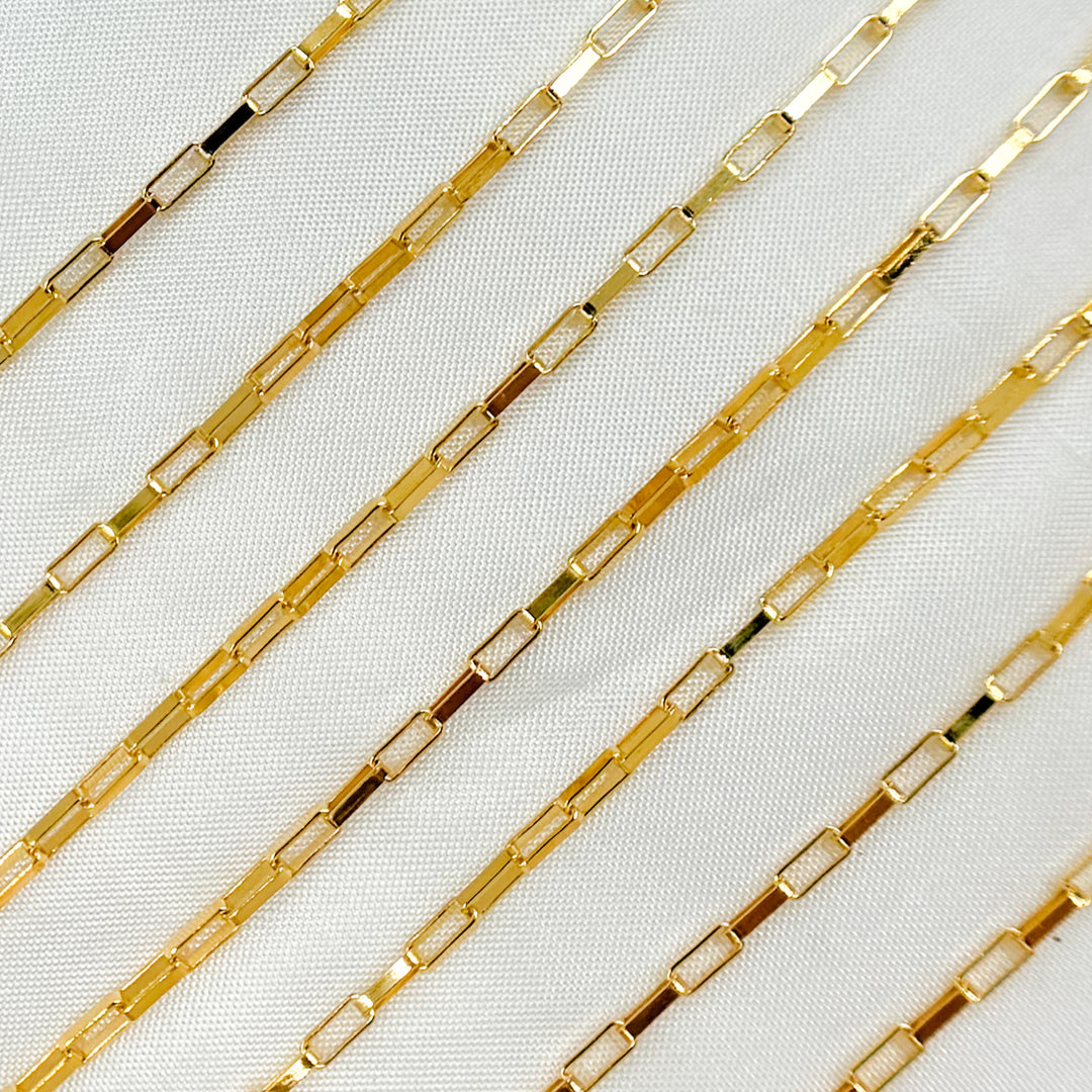 14K Gold Filled Box Link Chains