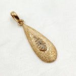 Load image into Gallery viewer, DP146. Diamond Sterling Silver Drop Pendant
