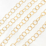 Load image into Gallery viewer, 886TWGF. 14K Gold Filled Twisted Round Link Chain