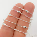 Load image into Gallery viewer, Sterling Silver Satellite Chain