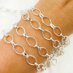 Load image into Gallery viewer, V144SS. Sterling Silver Oval Link Chain