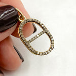 Load image into Gallery viewer, Diamond Silver Mariner Charm