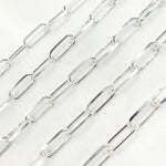 Load image into Gallery viewer, Silver Paperclip Chains