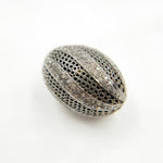 Load image into Gallery viewer, DC1004. Diamond & Sterling Silver Oval Bead