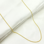Load image into Gallery viewer, 14k Solid Yellow Gold Bead Chain