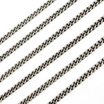 Load image into Gallery viewer, Buy Now Silver Oxidized Curb Chain