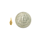 Load image into Gallery viewer, GDP292. 14K Solid Gold Hamsa Hand Charm with Diamonds