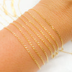 Load image into Gallery viewer, 14K Solid Gold Large Curb Chain