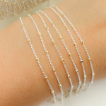 Load image into Gallery viewer, 925 Sterling Silver Satellite Gold Plated Cube Chain