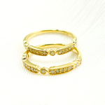 Load image into Gallery viewer, 14K Solid Gold Diamond Ring.
