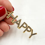 Load image into Gallery viewer, DP596. Diamond Sterling Silver Happy Pendant