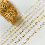 Load image into Gallery viewer, 1370SBSFGF. 14K Gold-Filled Diamond Cut Oval Link Chain