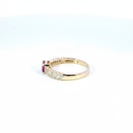 Load image into Gallery viewer, RN421923. 14K Solid Gold Diamond and Gemstone Ring