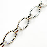 Load image into Gallery viewer, Buy Oxidized Sterling Silver Oval and Round Links Chain