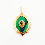 Load image into Gallery viewer, Buy now 14K Gold Oval Pendant
