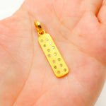 Load image into Gallery viewer, DC786. Diamond & Sterling Silver Rectangle Pendant