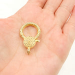Load image into Gallery viewer, Silver Pear Shape Trigger Clasp