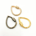 Load image into Gallery viewer, Shop Silver Drop Carabiner Clasp