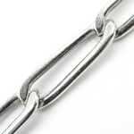 Load image into Gallery viewer, 925 Sterling Silver Paperclip Chain