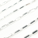 Load image into Gallery viewer, Sterling Silver Diamond Cut Bar Link Chains