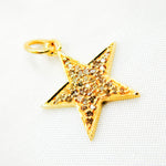 Load image into Gallery viewer, DC397. Diamond Sterling Silver Star Pendant